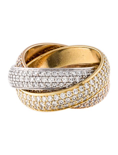 trinity de cartier ring classic price|cartier trinity rolling ring.